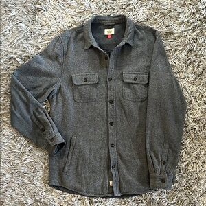 Men's Gray Marine Layer Shirt Jacket